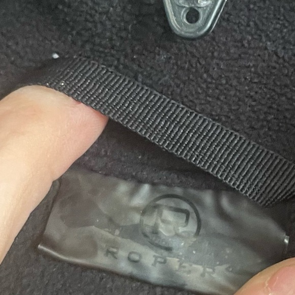 Women’s Roper Softshell Jacked Black Gray Western  Size Large‎ EUC - Picture 5 of 7